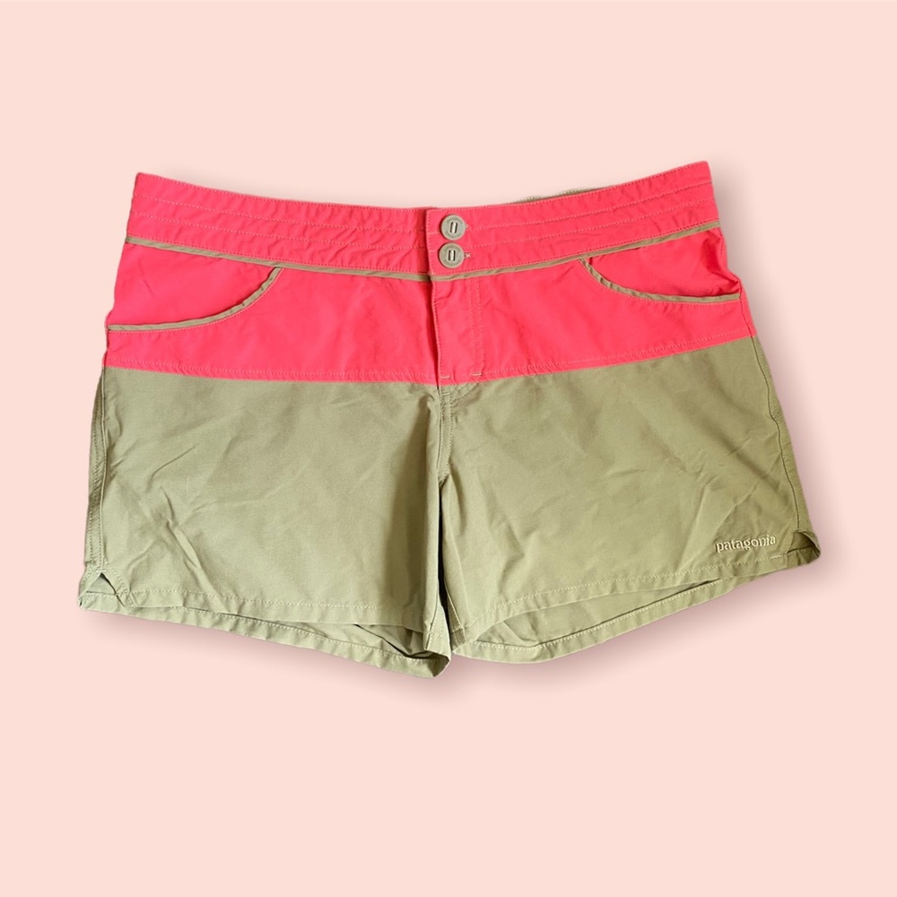 Women’s Patagonia Colorblock Stretch Wavefarer Shorts